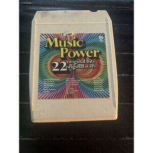 Music Power 22 K-tel 8 track tape cartridge - UNTESTED